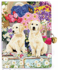 Crystal Art Secret Diary - Country Pups