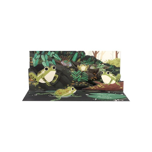 Frogs Pop-Up Card