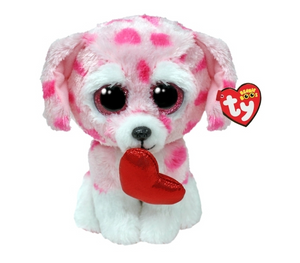 Beanie Boo: Rory Valentines Dog 6"