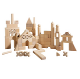 Basic Building Blocks 102 Piece Extra Large Wooden Starter Set