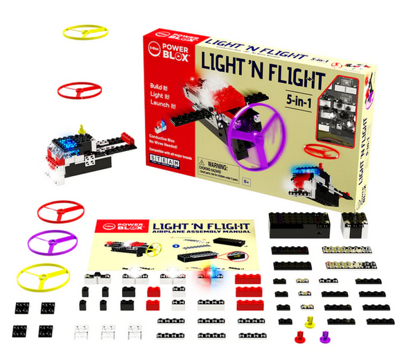Power Blox Light N Flight 5-In-1 Set