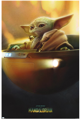 Star Wars The Mandalorian Poster - Grogu in RP