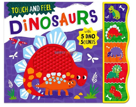 Touch and Feel Dinosaurs Sound Book: with 5 Dino Sounds