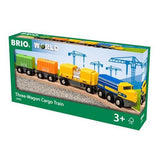 BRIO Three-Wagon Cargo Train