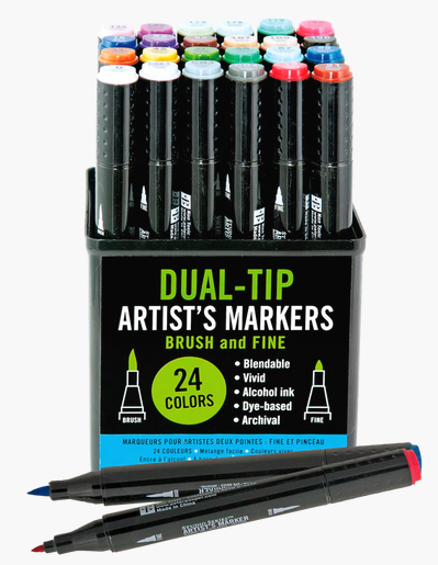 Studio Series Dual Tip Art Markers -24