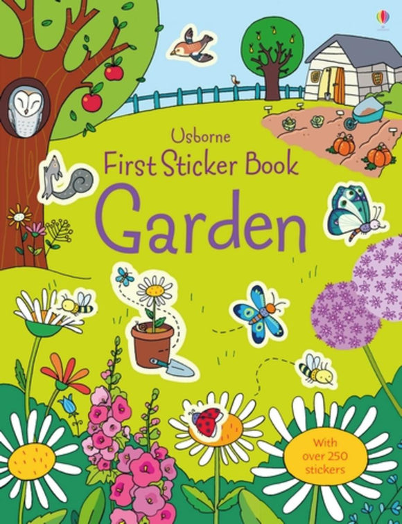 Usborne First Stickers: Garden