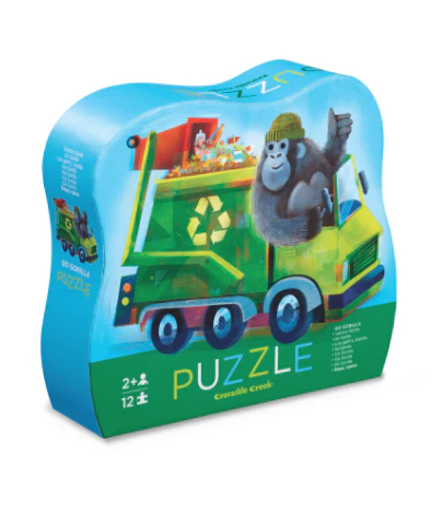 12pc Mini Puzzle - Go Gorilla