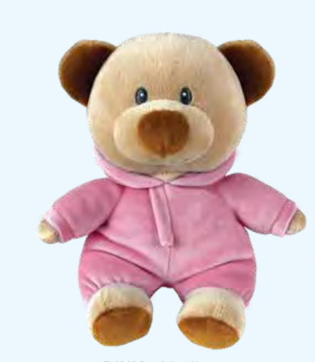 Baby Ty - Pajama Bear Pink- reg