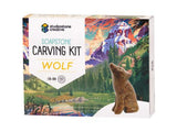 Soapstone Carving Kit - Wolf
