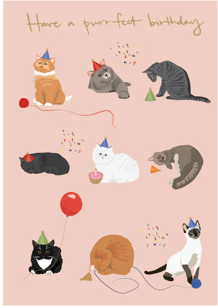 Cats Caipirissima Card (Happy Birthday)
