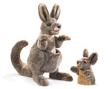 Kangaroo with Joey Puppet