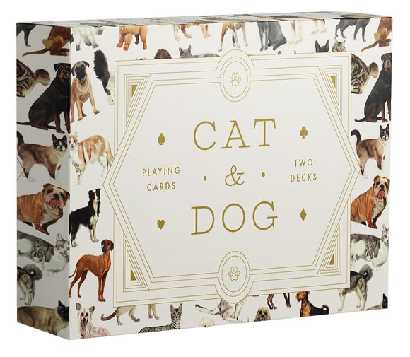 Cat and Dog Playing Cards Set