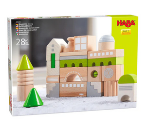 Coburg 28 Piece Wooden Building Blocks