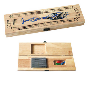 Whale Paddle - 3-Track Cribbage Board