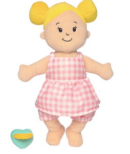 Wee Baby Stella Peach with Blonde Buns