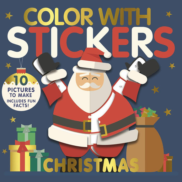 Color with Stickers! Christmas