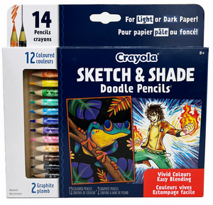 Sketch and Shade Doodle Pencils 14pk