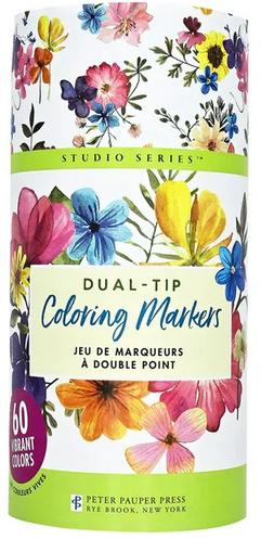 Studio Series Dual Tip Colouring Markers - 60