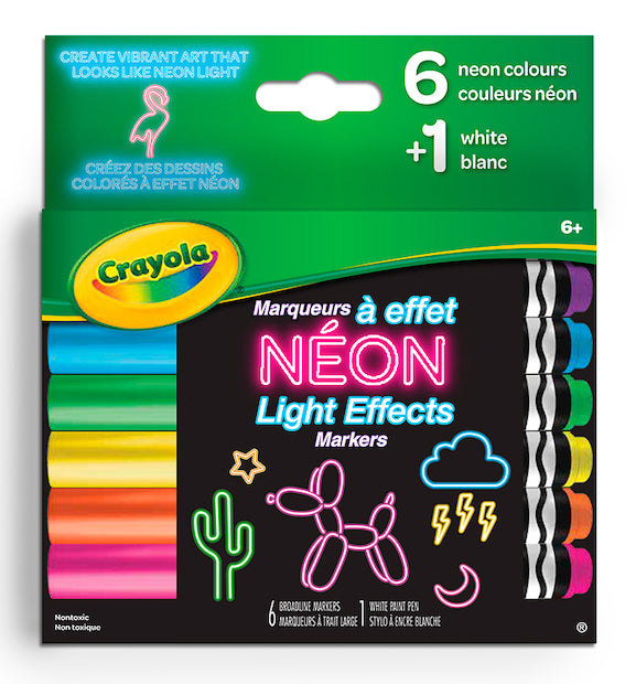 6 Neon Light Effect Markers