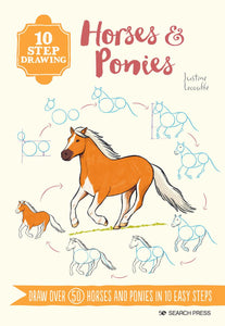 10 Step Drawing: Horses and Ponies