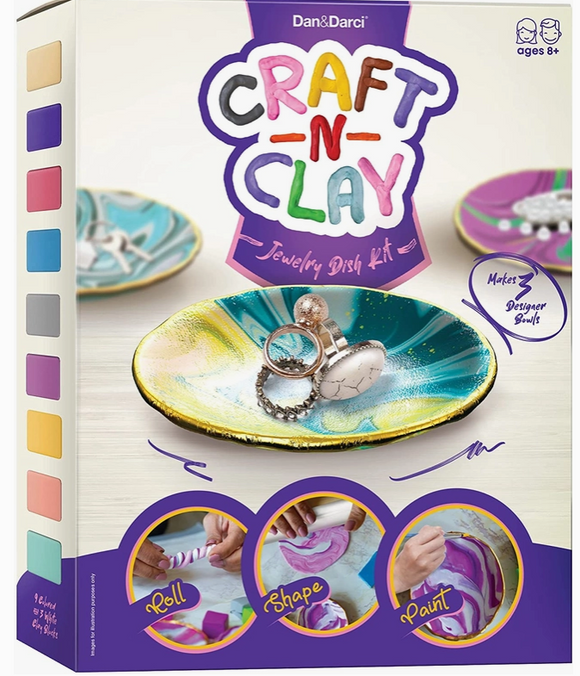 Craft n Clay - Jewelry Dish Making Kit for Kids
