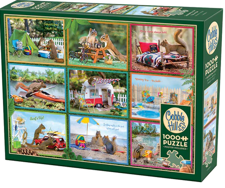 Squirrels on Vacation 1000 Piece