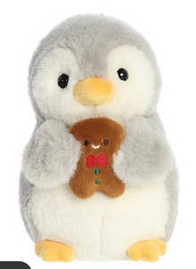 PomPom Penguin -  8" Gingerbread Man