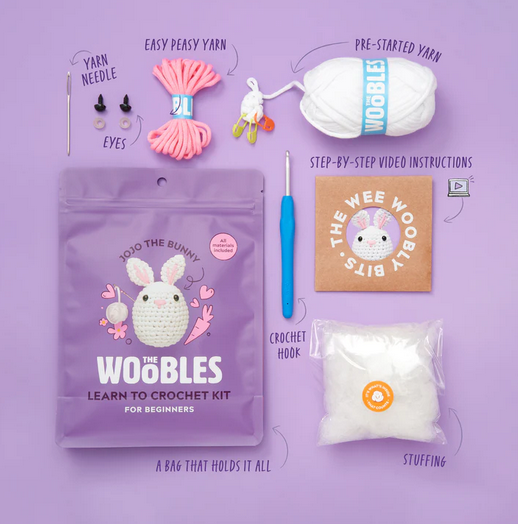 Woobles: Jojo the Bunny Crochet Kit