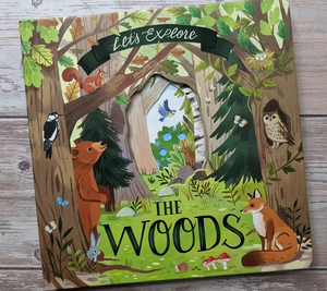 Nature Die Cut Book-Woods