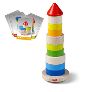 Wobbly Tower Wooden Stacking Game