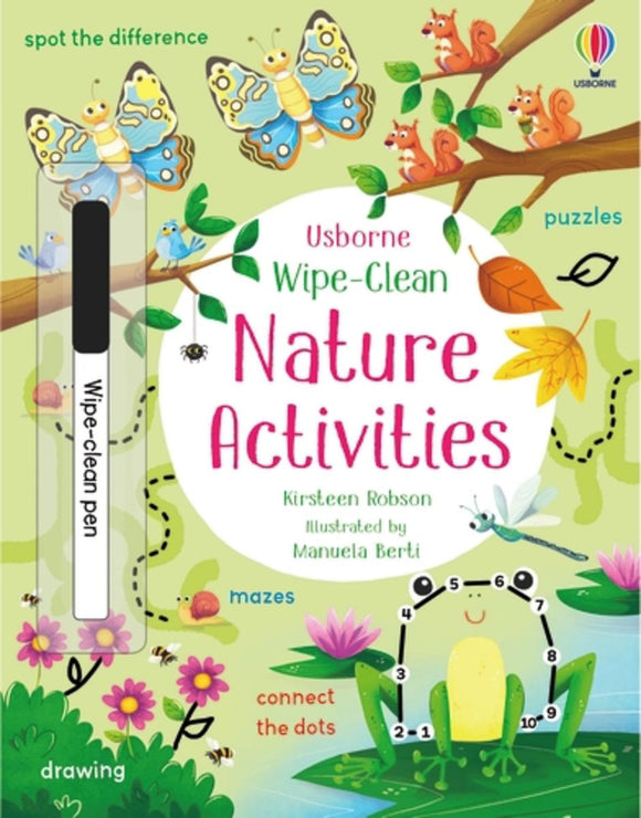 Usborne Wipe-Clean: Nature Activities