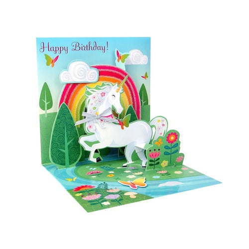 Unicorn Pop-Up Birthday Card