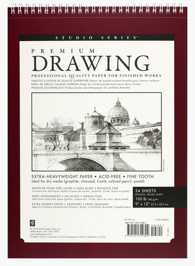Premium Drawing Pad/Sketch Pad 9 x 12