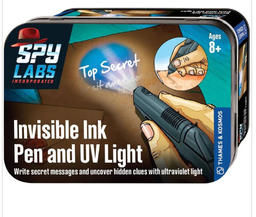 Spy Labs: Invisible Ink Pen and UV Light Kit