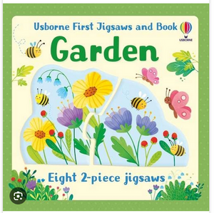 Usborne First Jigsaws and Book: Garden