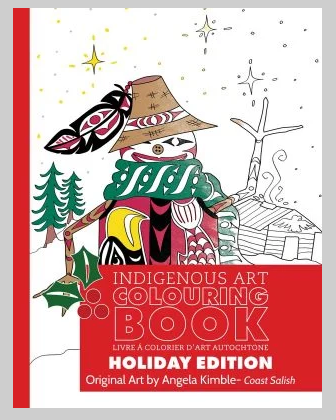 Indigenous Art Colouring Book - Holiday Edition Artist Angela Kimble