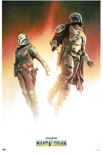 Star Wars The Mandalorian Poster - Duo