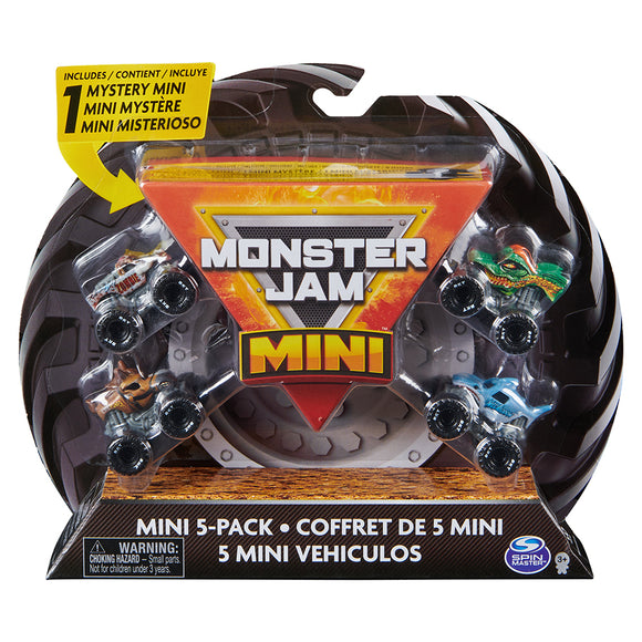 Monster Jam Mini - 1:87 Mini 5-pack assorted