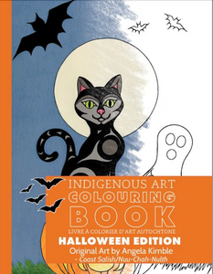 Indigenous Art Colouring Book: Halloween Edition
