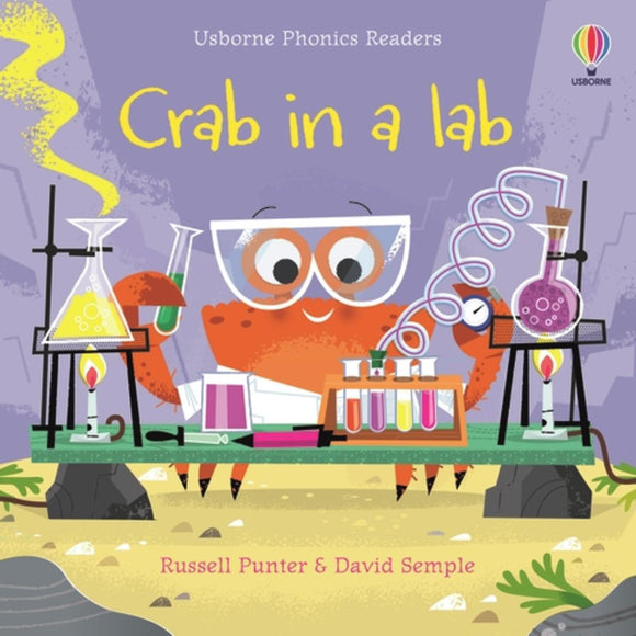 Usborne Phonics Readers: Crab in a Lab
