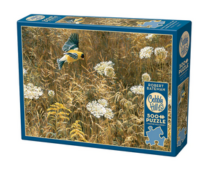 Queen Anne's Lace and American Goldfinch 500pc