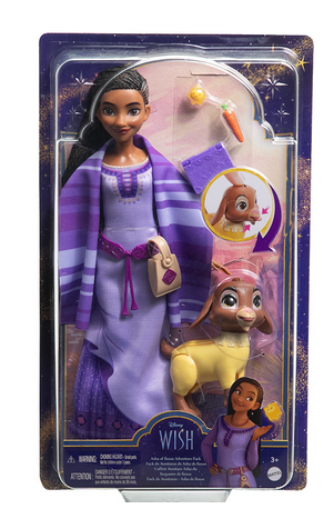 Disney's Wish: Asha of Rosas Adventure Pack Doll and Accessories