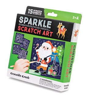 Sparkle Scratch Art: Christmas