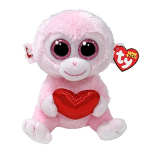 Beanie Boo: Gigi Valentines Monkey 6"