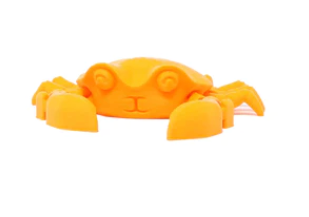 3D Printed Critters - Carefree Crabs - Orange