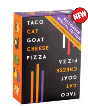 Taco Cat Goat Cheese Pizza: Halloween Special Edition