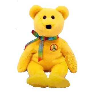 Original Beanie Baby: Peace II - Bear