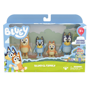 Bluey: 4pc Figure Pack