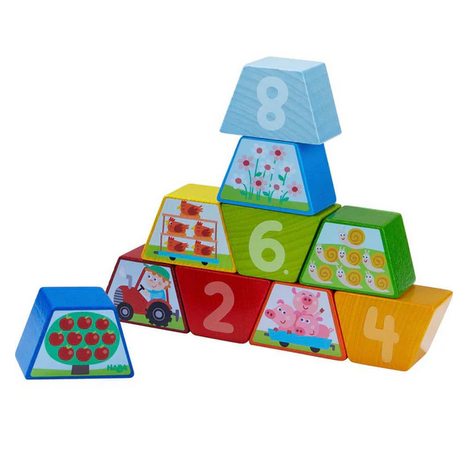 Numbers Farm Wooden Arranging Game