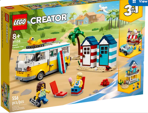 Lego: Creator Series 3-in-1 Beach Camper Van